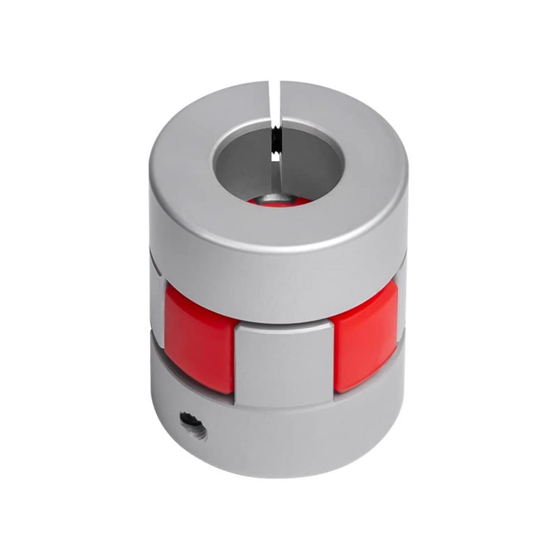 Sinoblu Store Aluminium Plum Flexible Shaft Coupling Diameter 25mm Length 30mm Connector Flexible Coupler for 3D Printer CNC Machine and Servo Stepped Motor (D25 L30, 6-6mm) - Image 1